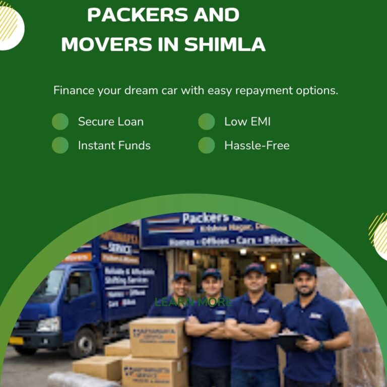Packers and Movers in Shimla